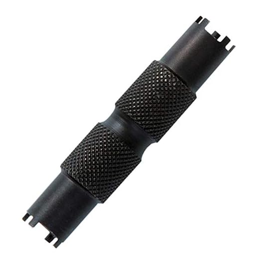 Real Avid Front Sight Adjuster: universal tool for adjusting A1 and A2 Type Front Sights (4-prong and 5-prong BUIS), Black/Tan