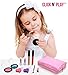 Click N' Play Kids Washable Makeup Set with A Pink Cosmetic Kit Tote Bag (Set of 13)