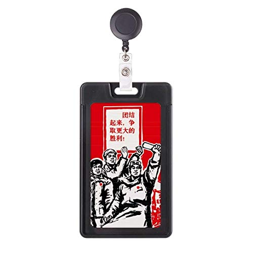 Porte-badge rétractable Chairman Mao pour ne plus perdre votre carte