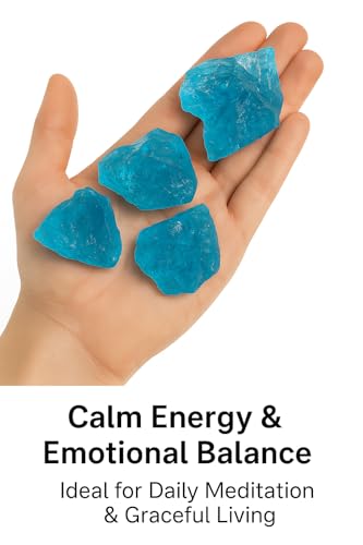 Large 1.25-2.0” Natural Aquamarine Raw Crystal Stone,Healing Gemstone for Reiki, Chakra Balancing, Meditation & Crystal Collection – Raw Aquamarine... - Image 3