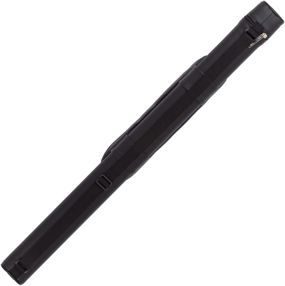 Action ACNP11 1x1 Rectangular Hard Vinyl Cue Case, Single Pool Stick Billiards Traveling Cue Case, Black