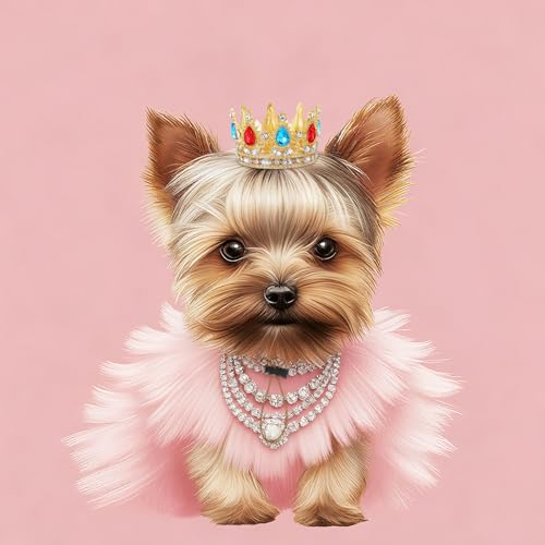 Corona Princesa para Mascotas Abbylike Talla S miniatura 5