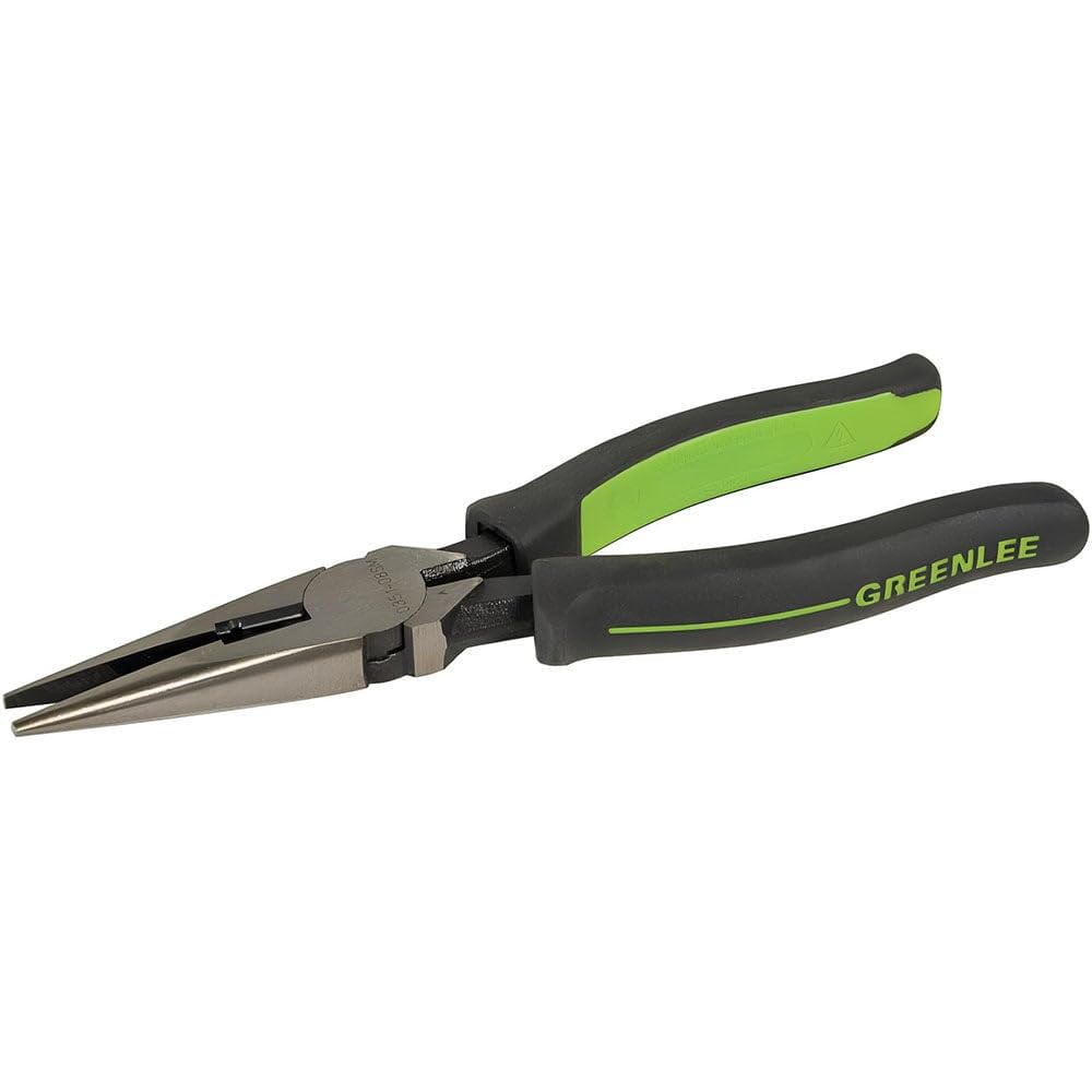 Pince à long bec Greenlee 0351-08sm avec coupe-fil et trou de décapage 20,3 cm