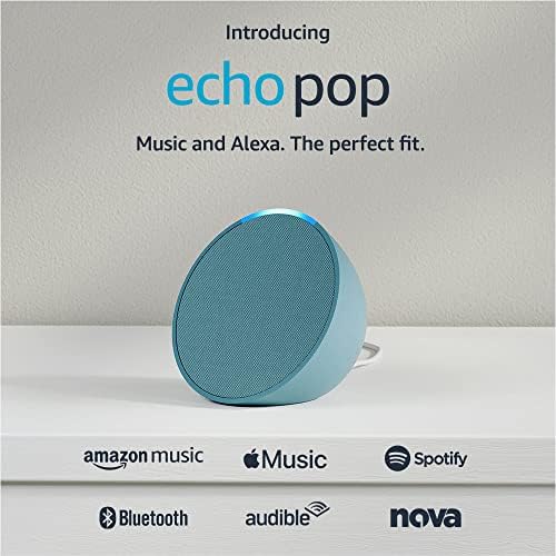 Echo Pop | Full sound compact Wi-Fi and Bluetooth smart speaker w...