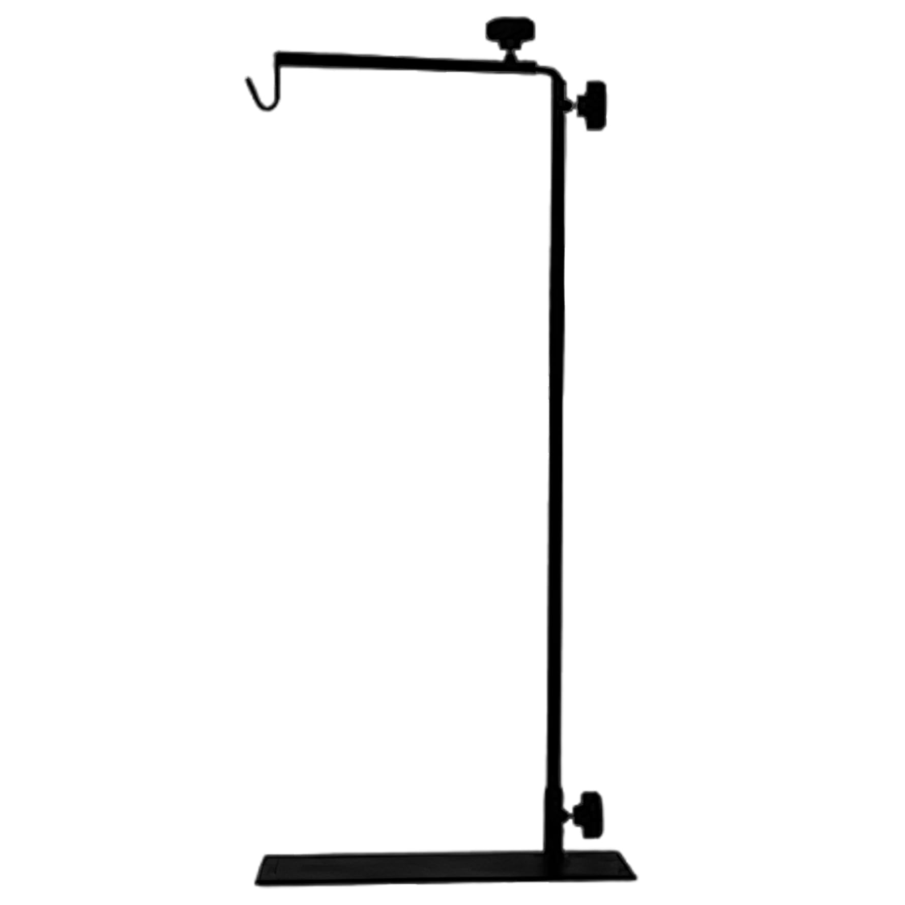 Wxyestna Reptile Lamp Stand, Detachable Extendable Metal Aquarium Light Riser for Terrarium Tank