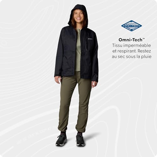columbia women' pouring adventure iii jacket veste imperméable taille - vue 7