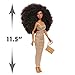 Naturalistas 11-inch Fashion Doll Dayna and Accessories, Dark Brown Hair, Brown Eyes, Pretend Play
