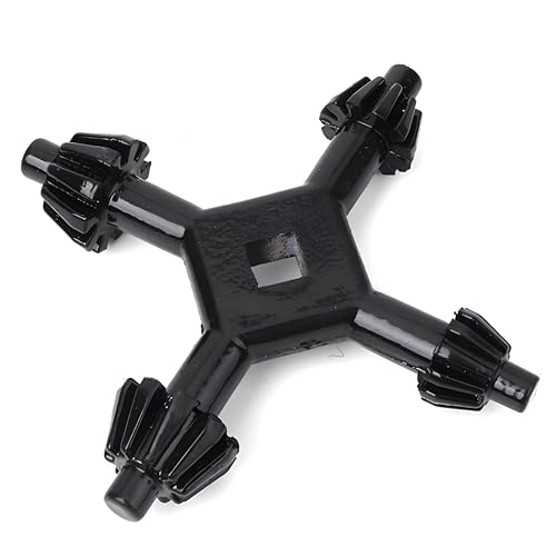 Trifletopia 4-in-1 Multifunctional Steel Chuck Key - Compatible with Most Drills and Power Tools - Durable Master Key for Tightening and Loosening Drill Chucks