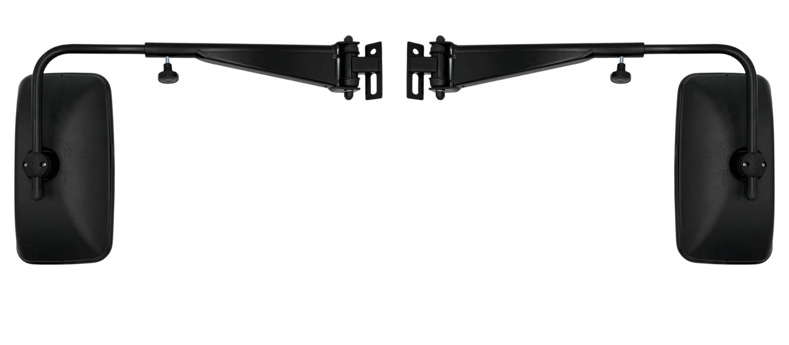 Lot de 2 rétroviseurs extérieurs SET 377x189 mm Ø15–24 mm avec support de rétroviseur 4285291M91 Ø17 mm pour tracteur Massey Ferguson – gauche/droite R1200