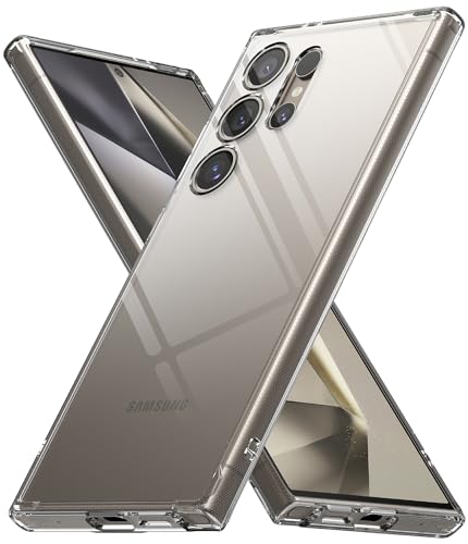 Coque S24 Ultra Ringke Fusion dos rigide polycarbonate et bumper TPU souple
