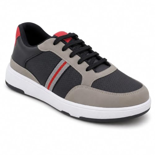 Image of Centrino Sneakers for Men | Lightweight Casual Shoes for Men Stylish | Breathable Mesh Walking Shoes | Cushioned Insole Comfortable Shoe for Man | Durable Sole Footwear|Trendy Lace-Up Shoes for College, Parties & Daily Use (9622)