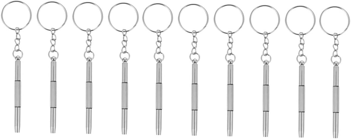 10Pcs Precision Screwdriver Set for Watch Repair Durable Skid Grip for Jewelry Making and Watch Band Replacement Portable Tool Kit for Home Use