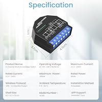SMARTERCURRY 2-Kanal Smart WLAN Relais Schalter Unterputz 4 Stücke – Ansicht 9