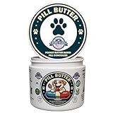 Pill Butter: Pill Wrap for All Dogs (Human Grade Ingredients) Moldable Non-Sticky Paste of Real Peanut Butter - Pocket or Pouch to Hide Large or Small Dogs Pills, Tablets or Capsules (60 Servings)