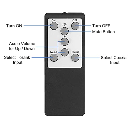 Dingsun Digital To Analog Audio Converter Optical To Analog Converter With Ir Remote, Dac Converter Support 192Khz/24Bit Compatible With Dvd, Ps, Plasma, Blu-Ray, Home Cinema Systems Etc.(Silver) #TOP4