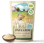 NaturaleBio Organic Psyllium Husk - 99% Purity - 1 kg. Pure & Natural Psyllium Seed Husks, Produced in India. High in Fibre, to be Mixed with Water, Beverages, & Juices, Vegetarian & Vegan.