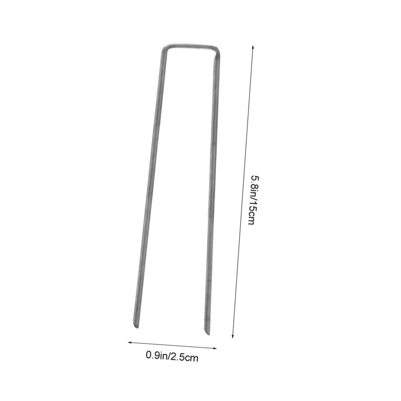 GALPADA Versatile 50pcs Turf Nails Landscaping Staples Easy Installation for Outdoor Use