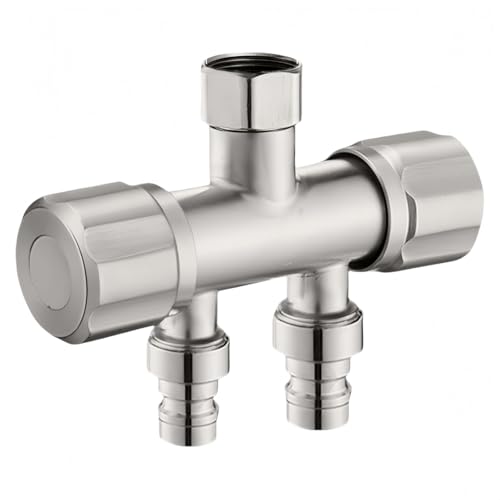 Robinet d'angle pour machine à laver et WC dans les petits espaces