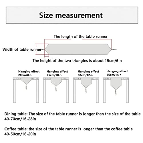 Chinese stijl tafelloper Zen thee tafel lange tv kast schoen kast cover doek retro borduurwerk bed vlag,14x67 inches… - Image 6