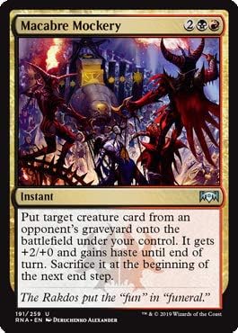 Magic The Gathering - Macabre Mockery - Ravnica Allegiance