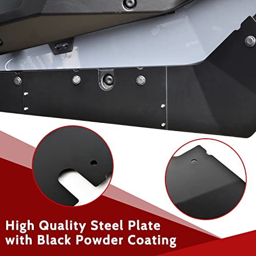 Image of SAUTVS Steel Lower Door Trim Panel and Rear Wheel Well Block Offs for RZR PRO XP, Lower Door Valance Trim and Rear Splash Guard Fender Flare Mudguard for Polaris RZR PRO XP 2020-2023 2024 Accessories