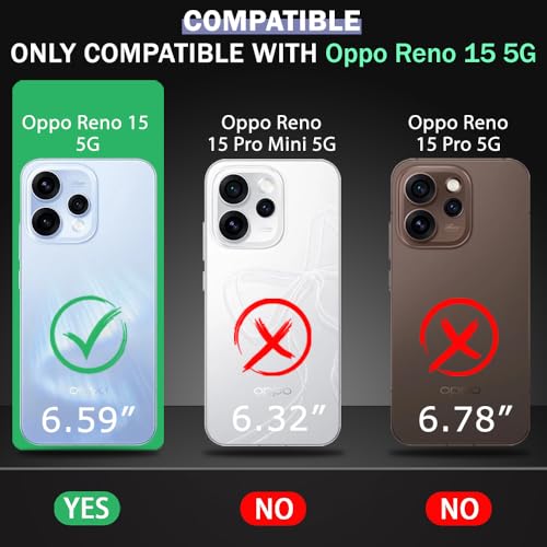 Image of TheGiftKart Back Cover Soft Case for Oppo Reno 15 5G | Best Camera Protection | Inbuilt Dust Plugs & Anti-Slip Grip | Ultra Clear Slim Case Cover for Oppo Reno 15 5G (Silicone, Transparent)
