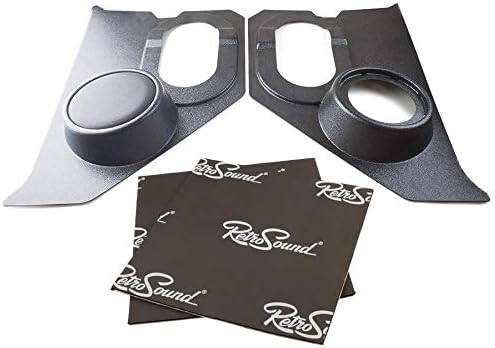 Retro Manufacturing KP-C59-6066-M Panel de patada negro (1960-66 Chevy Truck), 1 paquete