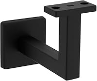 Vista 5 de National Hardware N830-524 - Soporte para pasamanos de caña, 1 unidad (paquete de 1), negro mate