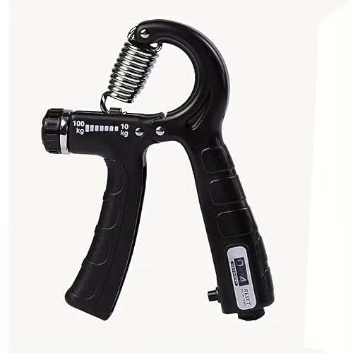 PAVITYAKSH ADJUSTABLE COUNTING GRIP Hand Grip Strength Trainer, Hand Grip Strengthener with Counter, Adjustable Resistance 10 to 100 kg, Non-Slip Gripper, for Athletes & Hand Exercising