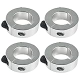 TORCNC 4 X 1' Lock Collar Clamp Go Kart Axle Bearing Collars Aluminum Sprocket Hub Locks
