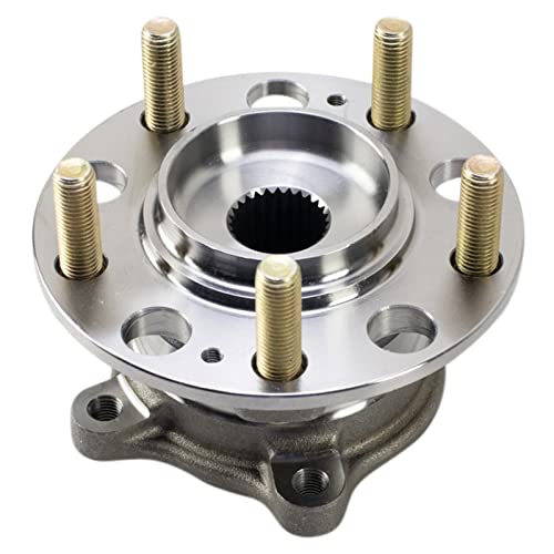 Image of TRQ 2 Piece Rear Wheel Bearing & Hub Assembly Set AWD Compatible with 2016-2021 Hyundai Tucson Kia Sportage