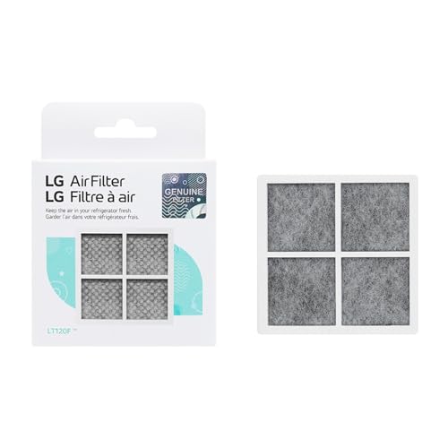 LG 6 Month (LT120F) Replacement Refrigerator Air Filter, 1 Count (Pack of 1), White