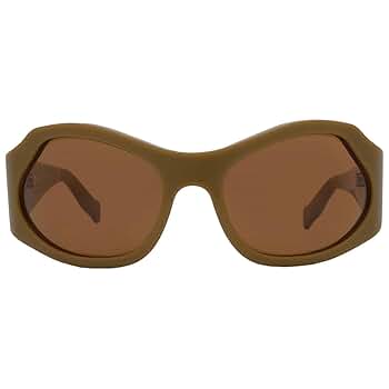 Amazon.com: Salvatore Ferragamo Brown Wrap Ladies Sunglasses