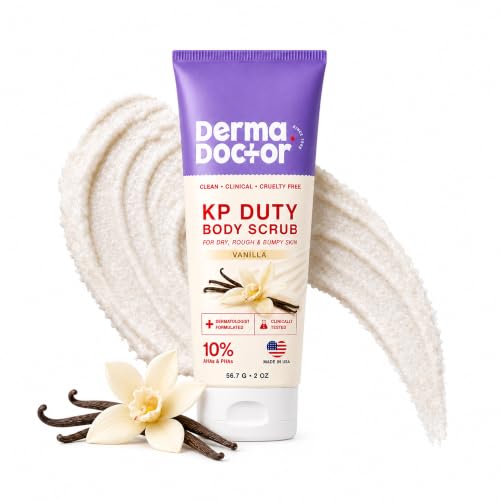 Image of DERMAdoctor KP Bump Eraser Vanilla Body Scrub, Keratosis Pilaris, 2oz