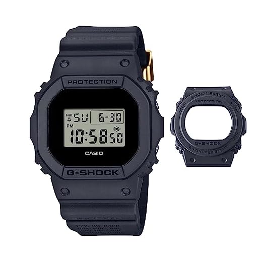CASIO G-SHOCK edición Limitada Serie re-Masterpiece Esfera Digital Correa de Resina Negra DWE-5657RE-1ER