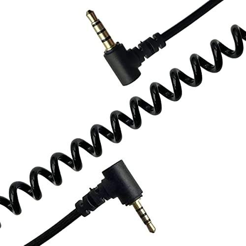 Cable de audio enrollado 2.5mm a 3.5mm Seadream miniatura 3