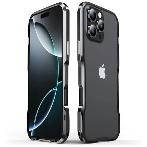 HENGHUI Aluminum Bumper for iPhone 16 Pro Max Cover