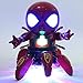 WZCSLM Cool Spider Robot with Six Paws -Colorful Lights, Music, Move Dancing - for Kids Ages 3 & Up (red)