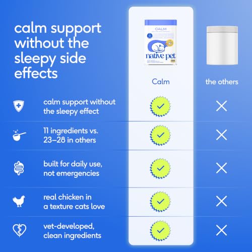 Native Pet Cat Calming Treats - Chicken Flavored Calming Chews for Cats - Image 5