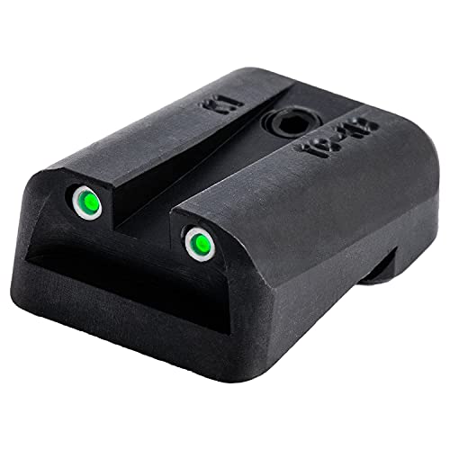 TRUGLO Tritium Handgun Sight | High-Visible Front & Rear Night Sights with White & Tritium Dots, Compatible with Kimber 1911 with Fixed Rear Sight (Excluding Micro Series) - image 3