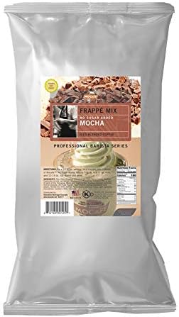 MOCAFE Frappe Mocha Reduced Sugar Added Ice Blended Coffee, 3-Pound Bag Instant Frappe Mix, Coffee House Style Blended Drink Used in Coffee Shops