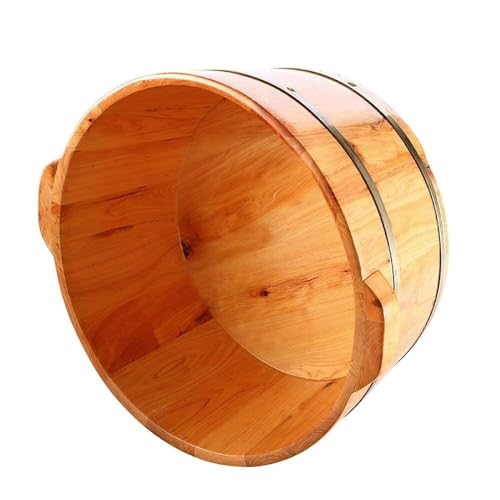 Barril de baño para pies de cedro natural 21cm alto miniatura 6