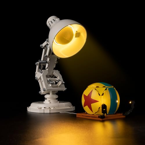 Kyglaring Kit d'éclairage LED Compatible avec Lego Ideas Pixar Luxo Jr. 21357 Blocs de Construction, Accessoires d'éclairage pour Le modèle Lego 21357 (sans Modèle)