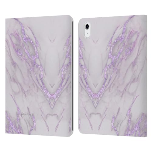 Étui en cuir iPad Air 2020/2022 style marbre métallique chic et robuste