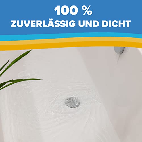 Badewannenloch Ersatzteile 2er Set - Edelstahl Ablaufdeckel Mit Schrauben