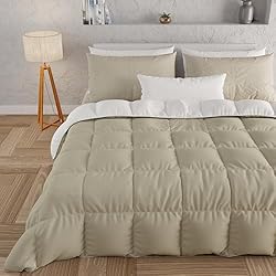 PETTI Artigiani Italiani Reversible, Nórdico de Microfibra, Antialérgico, 100% Made in Italy, Microfiber, Café, Cama 180 (Edredón 260 x 270)