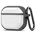 Produktbild Caseology Bumpy TPU and PC Hülle Case mit Karabiner Kompatibel mit Airpods 3 Generation (2021) - UrbanGray
