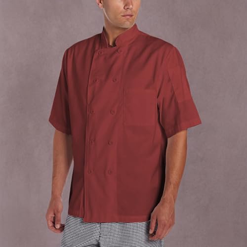 Image of Chef Code Men's Short Sleeve Unisex Classic Chef Coat