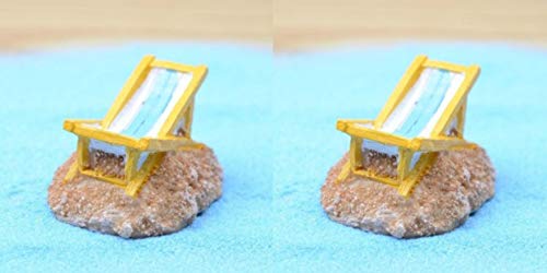 Wonderland ( Set of 2 Miniature Toys Fairy Garden polyresin Beach Bench (B088PTSXBZ) Amazon Price History, Amazon Price Tracker