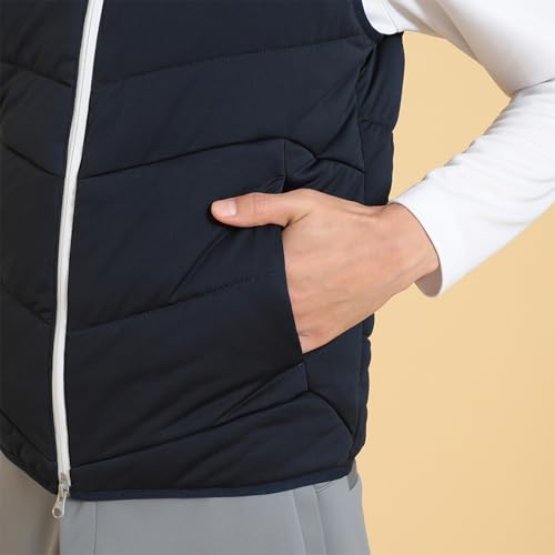 [キャロウェイ] メンズ 中綿 フルジップベスト (スターストレッチ:撥水性・透湿性・防風性) / ゴルフ / C24216100 1120_ネイビー L 6枚目